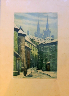 Zimní Praha
