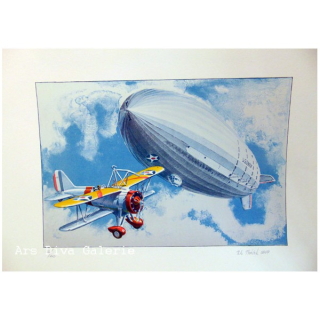 USS AKRON & CURTISS SPARROWHAWK