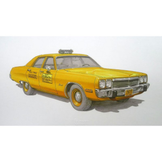 1973 Plymouth Fury N.Y. Taxi Cab